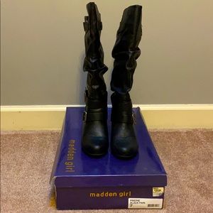 Madden girl knee high boots